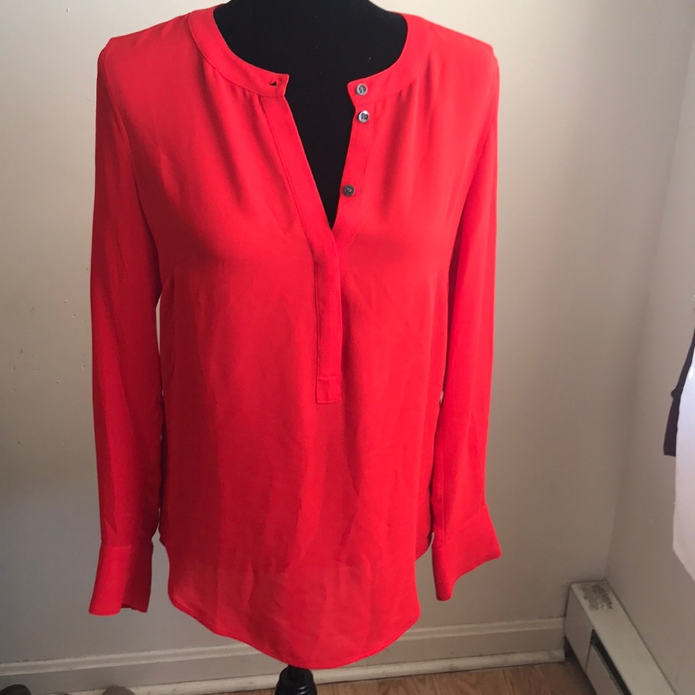 J. Crew Half Button Blouse